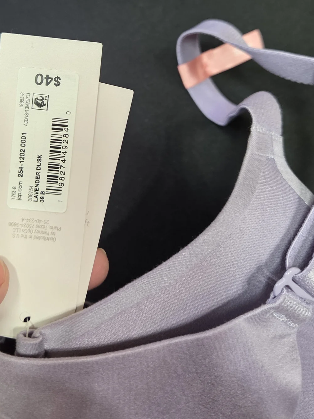 Ambrielle Light Lavender Seamless Molded Bra